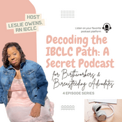 Podcast Decoding the IBCLC Path:  Secret Podcast for Birthworkers& Breastfeeding advocates