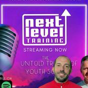 Podcast The Next Level Training Soccer Podcast with host Aaron Byrd and Jeff Suffolk